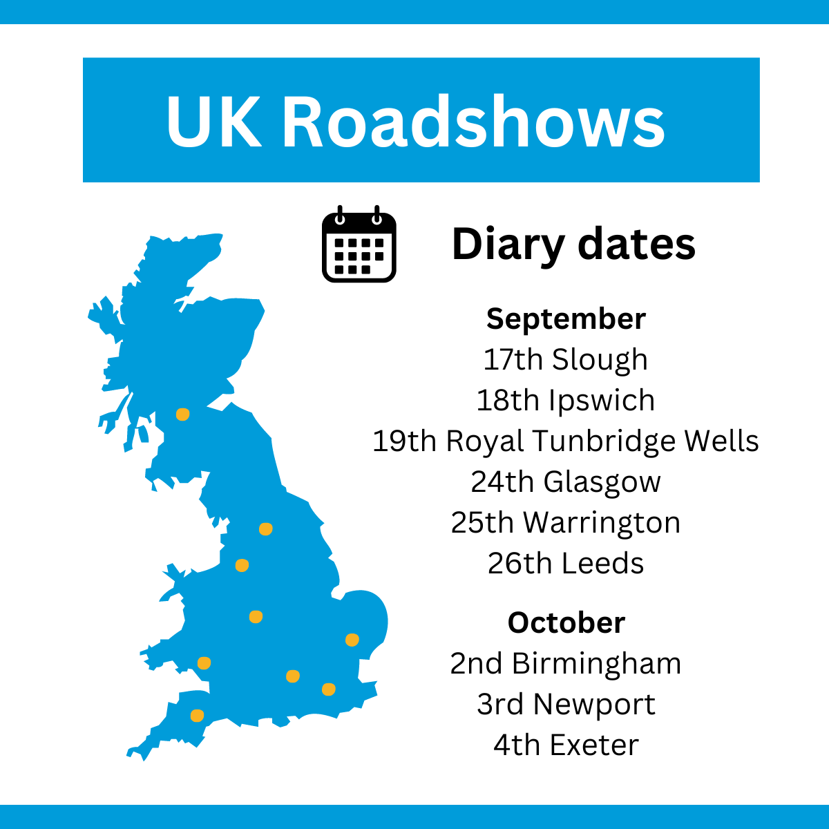 Climalife UK Roadshow dates and locations